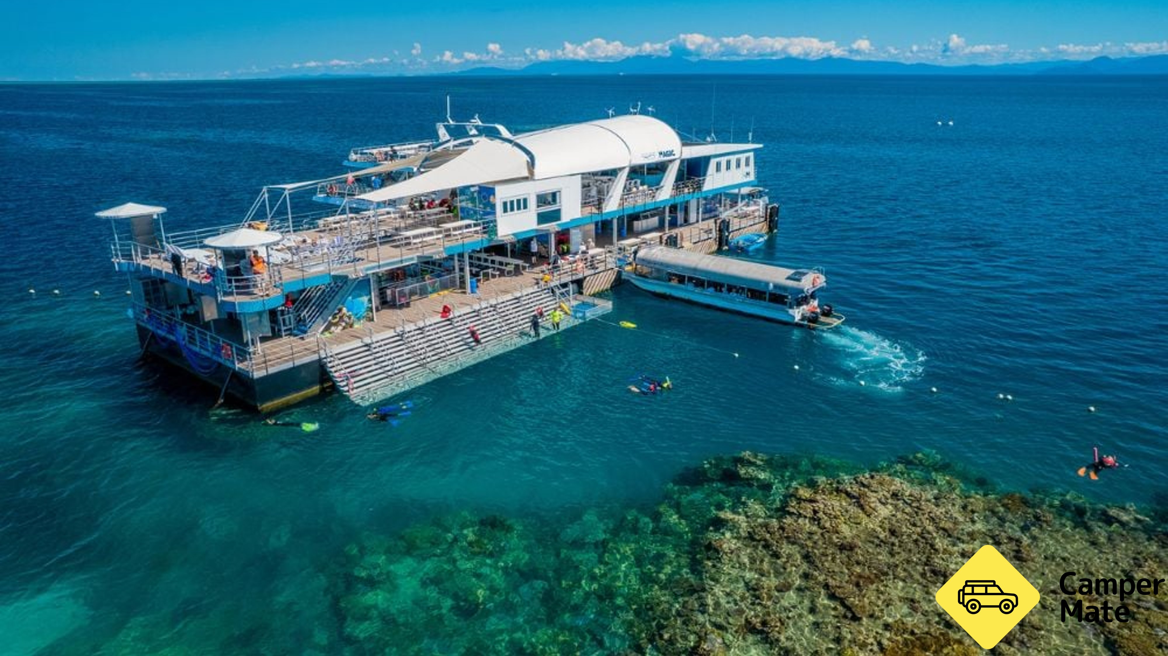 Great Barrier Reef Cruise to Reef Magic Pontoon