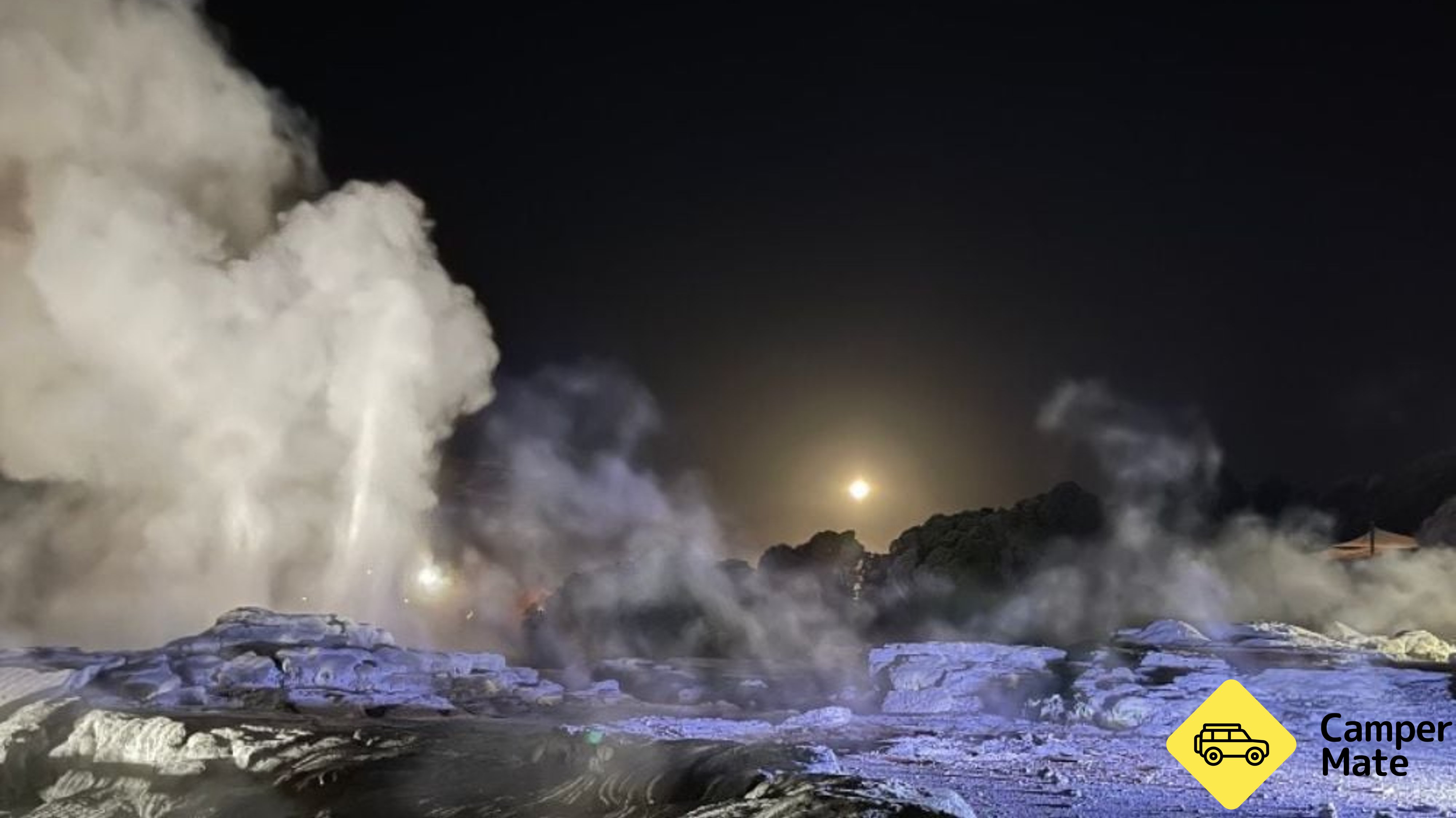 Rotorua Geyser by Night Walking Tour